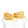 Brincos com 44 DIAMANTES em OURO 19,2 kl