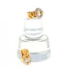 Brincos com 44 DIAMANTES em OURO 19,2 kl