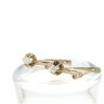Brincos ANTIGOS com 4 DIAMANTES em OURO 19,2 kl