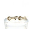 Brincos ANTIGOS com 4 DIAMANTES em OURO 19,2 kl