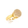 Anel com 52 DIAMANTES em OURO 18 kl