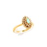 Anel com 30 DIAMANTES em OURO 19,2 kl