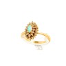 Anel com 30 DIAMANTES em OURO 19,2 kl