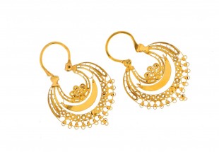 Arrecadas em OURO 19,2 kl – FILIGRANA