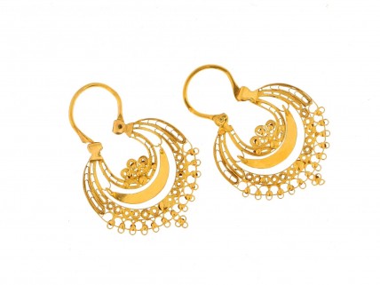 Arrecadas em OURO 19,2 kl – FILIGRANA