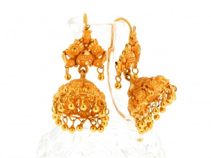 Brincos ALTA JOALHARIA em OURO 22 kl