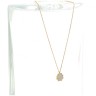 Fio com Pendente em OURO 19,2 kl