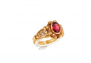 Anel ANTIGO em OURO 19,2 kl – FILIGRANA