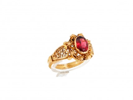 Anel ANTIGO em OURO 19,2 kl – FILIGRANA