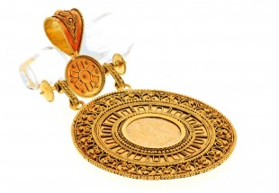 Medalhão em OURO 22 kl e 19,2 kl – FILIGRANA