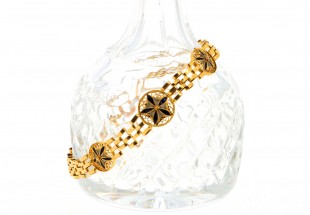 Pulseira ANTIGA em OURO 19,2 kl – FILIGRANA