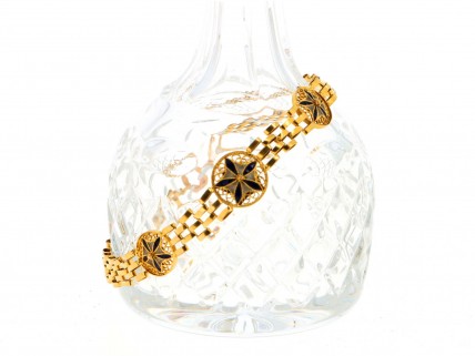 Pulseira ANTIGA em OURO 19,2 kl – FILIGRANA