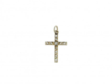 Pendente ANTIGO com 11 DIAMANTES