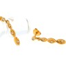 Brincos em  Ouro de 19,2Klts DIAMANTES