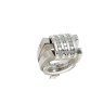 Anel com 24 DIAMANTES em OURO 19,2kl