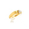 Anel 3 DIAMANTES  em OURO 19,2 kl