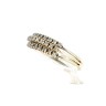 Anel com 25 DIAMANTES em OURO 19,2 kl