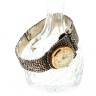 Bracelete com Relógio “MELOISE 17 RUBIS” ANTIGO em OURO 19,2 kl e PRATA