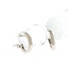 Argolas com 12 DIAMANTES com 19,2 kl