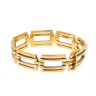 Pulseira Bicolor em OURO 19,2 kl