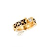 Anel com 1 DIAMANTE em OURO 19,2 kl