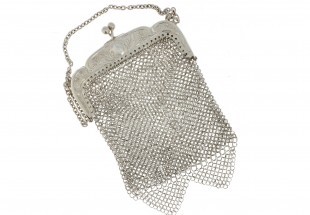 Bolsa ANTIGA em PRATA 833
