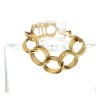 Pulseira Dourada em PRATA 835