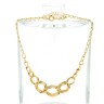 Colar Dourado em PRATA 835
