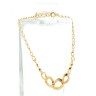 Colar Dourado em PRATA 835
