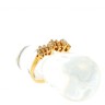 Anel ANTIGO ALTA JOALHARIA com 22 DIAMANTES em OURO 19,2 kl