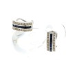 Brincos com 36 DIAMANTES e 18 TOPÁZIOS em OURO 19,2kl