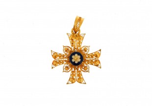 Medalha em OURO 19,2 kl -FILIGRANA