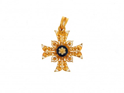 Medalha em OURO 19,2 kl -FILIGRANA
