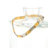 Pulseira Bicolor em OURO 19,2 kl