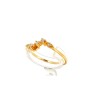 Anel com 5 DIAMANTES em OURO 19,2kl