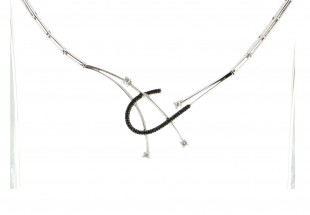 Gargantilha com 30 DIAMANTES em OURO 19,2 kl