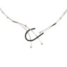 Gargantilha com 30 DIAMANTES em OURO 19,2 kl
