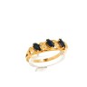 Anel com 11 DIAMANTES em OURO 19,2 kl