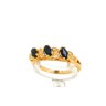 Anel com 11 DIAMANTES em OURO 19,2 kl