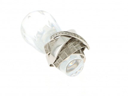 Anel ALTA JOALHARIA com 15 DIAMANTES em OURO 19,2 kl