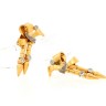 Brincos ANTIGOS com 28 DIAMANTES em OURO 19,2 kl