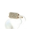 Anel com 50 DIAMANTES em OURO 19,2 kl