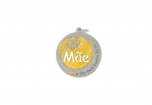 Pendente Bicolor em PRATA 925