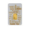  Lingote em OURO Fino 999,9 de 0,1g NZP