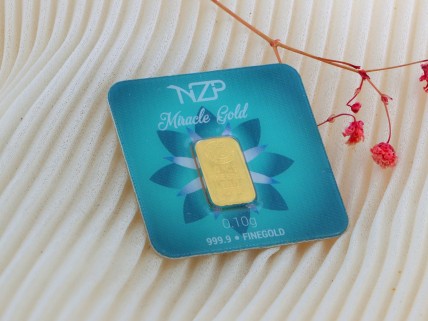 Lingote em OURO Fino 999,9 de 0,1g NZP