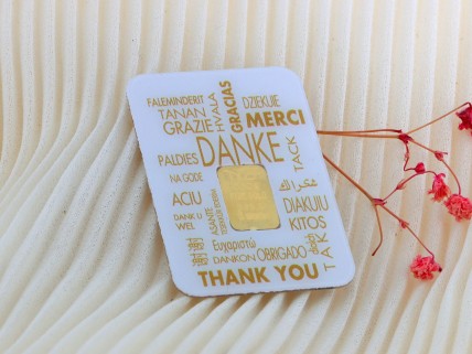 Lingote em OURO Fino 999,9 de 0,1g NZP