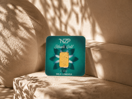 Lingote em OURO Fino 999,9 de 0,1g NZP