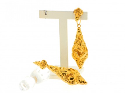 Brincos ANTIGOS em OURO 19,2 kl