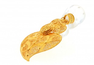 Medalhão Coração de Viana em OURO 19,2 kl – FILIGRANA