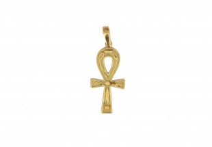 Pingente ANKH em OURO 18 kl